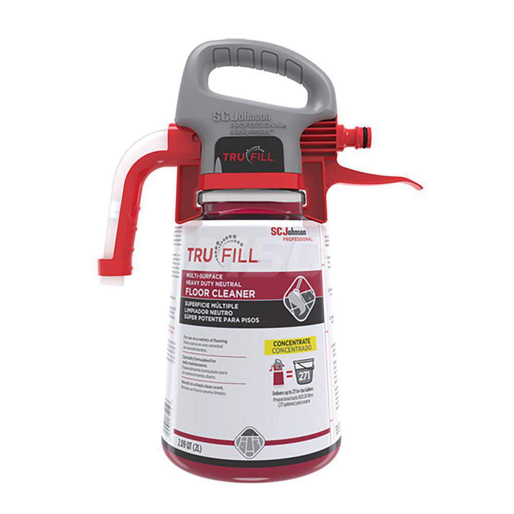 SC Johnson Professional 684501 TruFill Heavy Duty Neutral Floor & Surface Cleaner Starter Pack, 2L