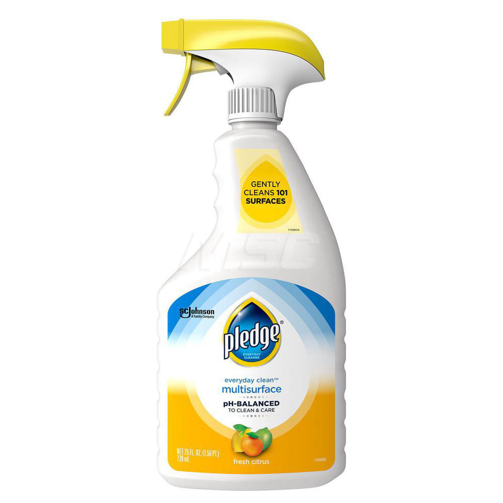 SC Johnson Professional 336283 Pledge Multisurface Cleaner, Everyday Clean, Trigger, Fresh Citrus Scent, 25 oz, 6/case