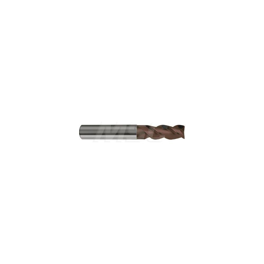 Guhring 9067970030000 Corner Chamfer End Mill 3.00 mm Dia, 8.00 mm LOC, 3 Flute, Solid Carbide
