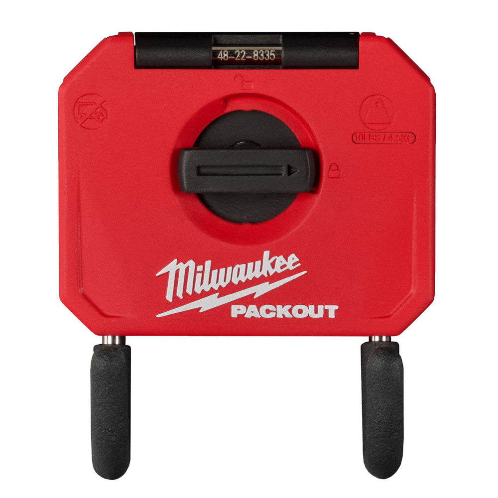 Milwaukee Tool 48-22-8335 Tool Case Storage Hook 3.6" Thick, 3" Wide, 3.5" High, 7" Deep, Polymer & Steel