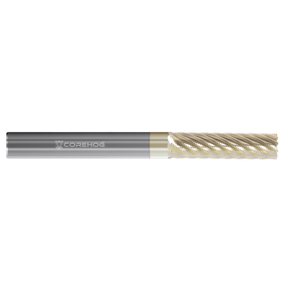 Corehog C65069 Spiral Router Bit 1/4" Dia, 1-1/4" LOC, 1/4" Shank Dia, 6 Flute, Spiral