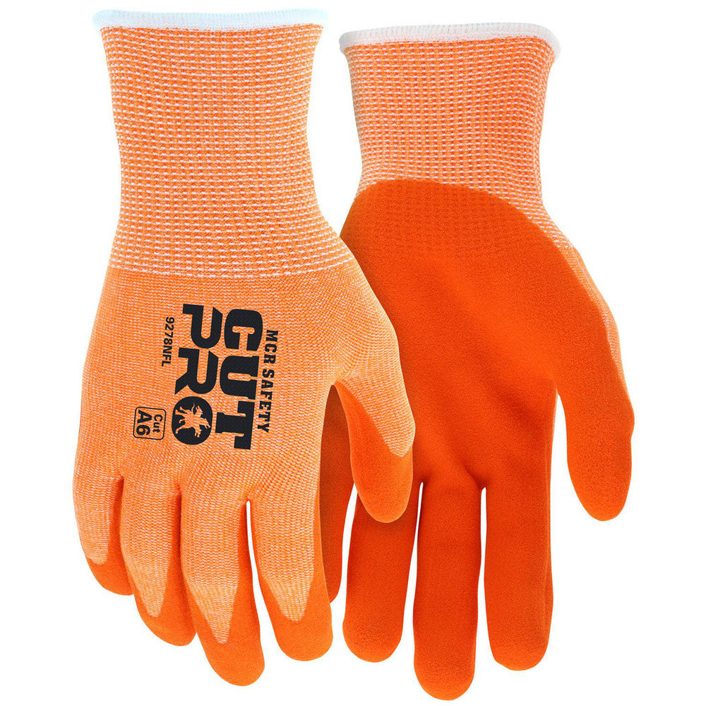 MCR Safety 92730HVXL Cut, Puncture & Abrasion-Resistant Gloves Cut Pro 92730HV, Size X-Large, ANSI Cut A6, ANSI Puncture 3, Foam Nitrile, HPPE
