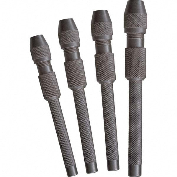 Moody Tools 58-0196 Pin Vise Sets Tool Type Pin Vise Capacity (Decimal Inch) 0.1870 Number of Pieces 4 Material Steel Number Of Pieces 4 Container Type Vinyl Pouch