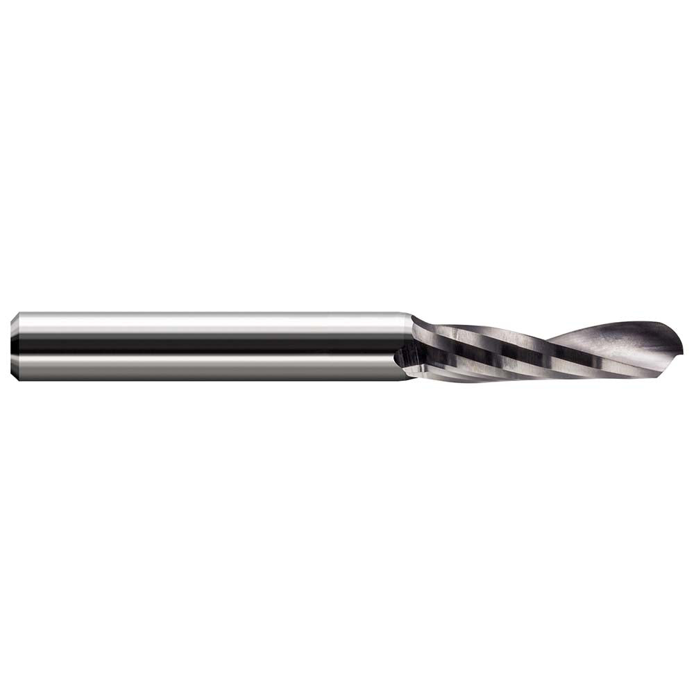 Harvey Tool 869608 Spiral Router Bit 1/8" Dia, 3/8" LOC, 1/8" Shank Dia, 1 Flute, Upcut