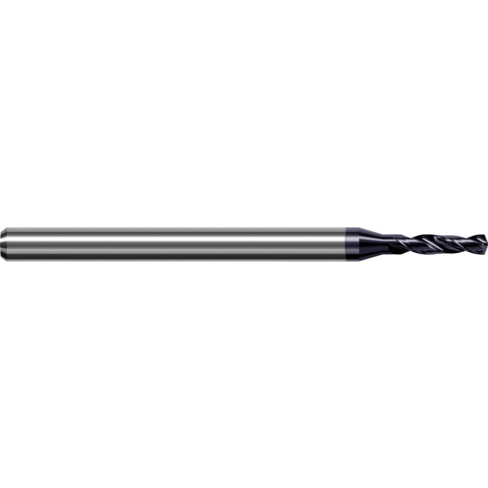 Harvey Tool DHE1065-C3 Micro Drill Bit #36 (0.1065"), 140 deg, Solid Carbide