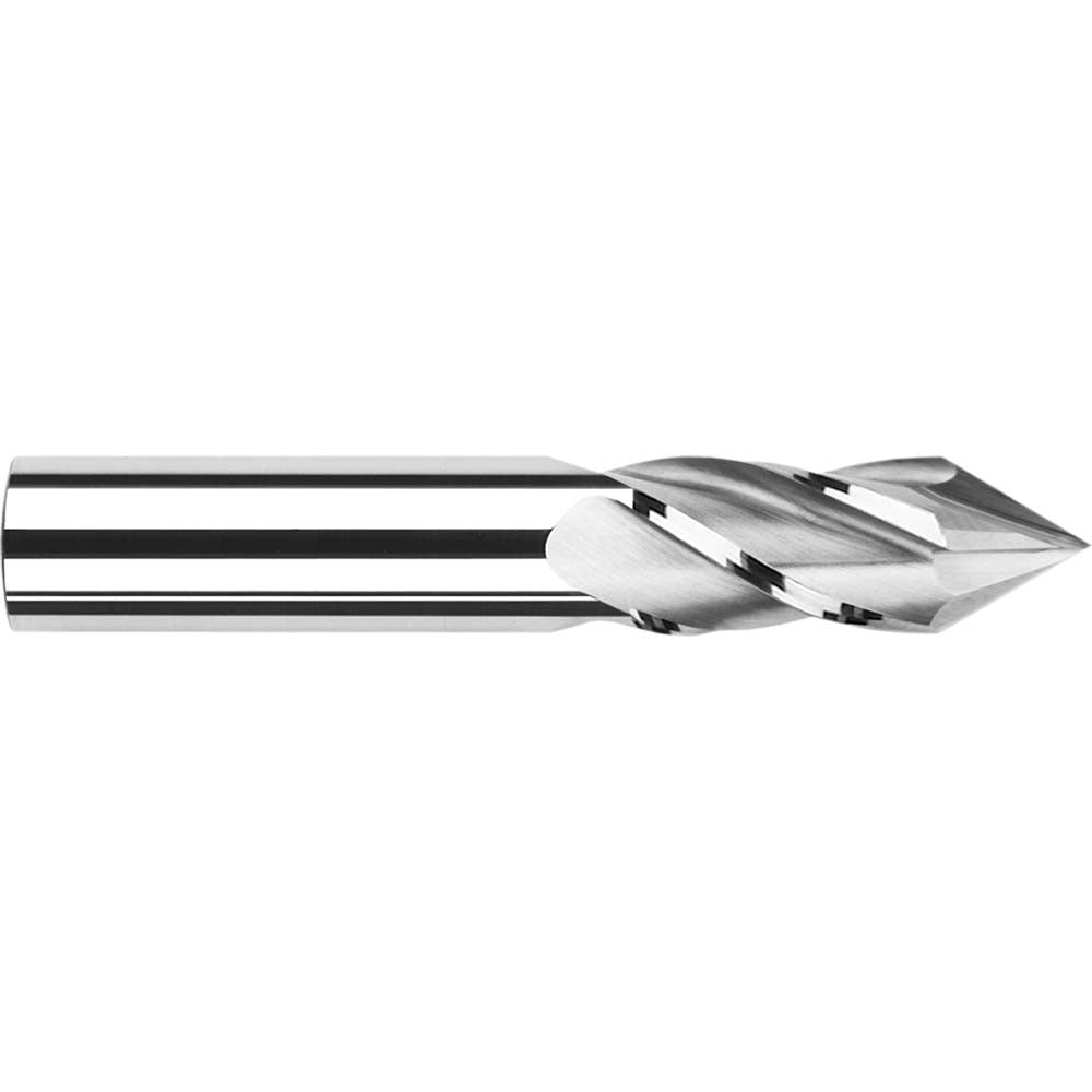 Harvey Tool 15424 Drill Mill 3/8" Dia, 7/8" LOC, 4 Flutes, 60 ° Point, Solid Carbide