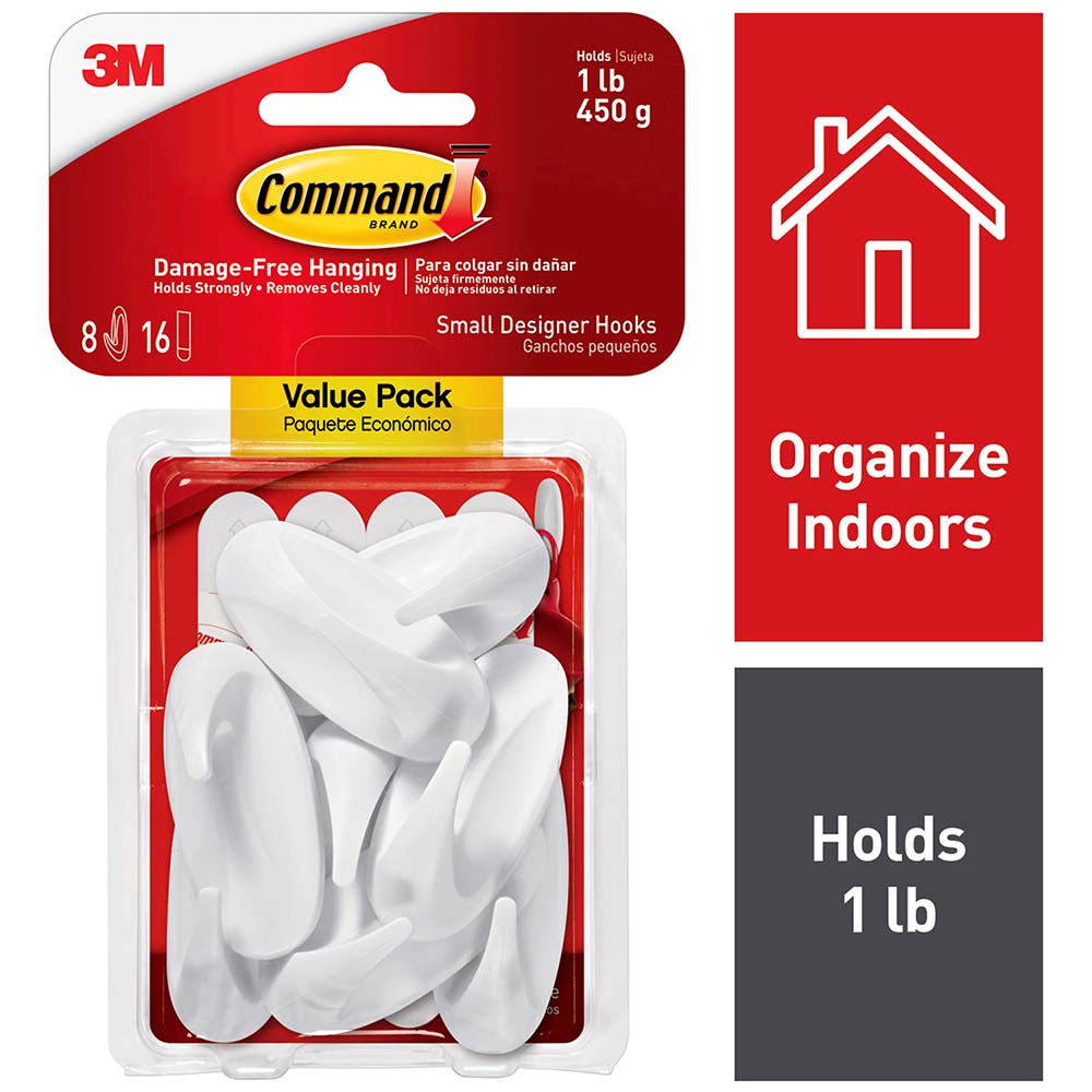 Command 7010376795 2-1/8 Inch Long, Hook Kit