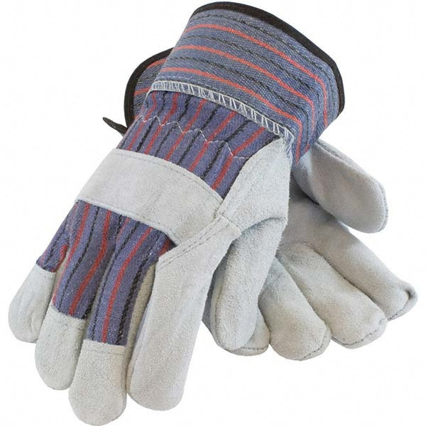 PIP 84-7532/XL Work Gloves PiP 84-7532, Size X-Large, Split Cowhide Leather & Leather Palm Lined, Split Cowhide & Leather Palm, General Purpose