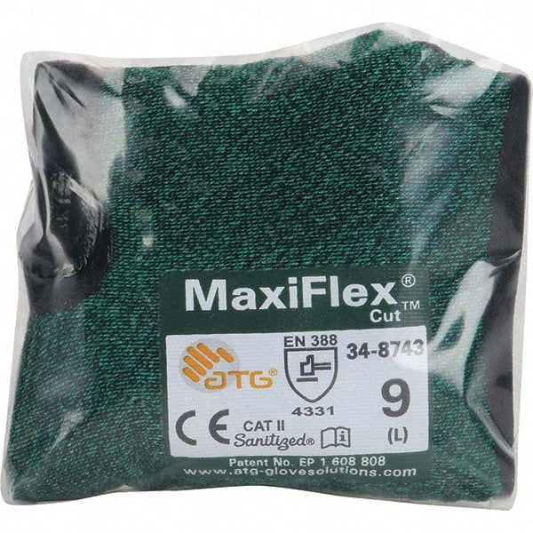 ATG 34-874V/M Work Gloves ATG 34-874V, Size Medium, Micro-Foam Nitrile-Coated Nylon & Elastane, General Purpose