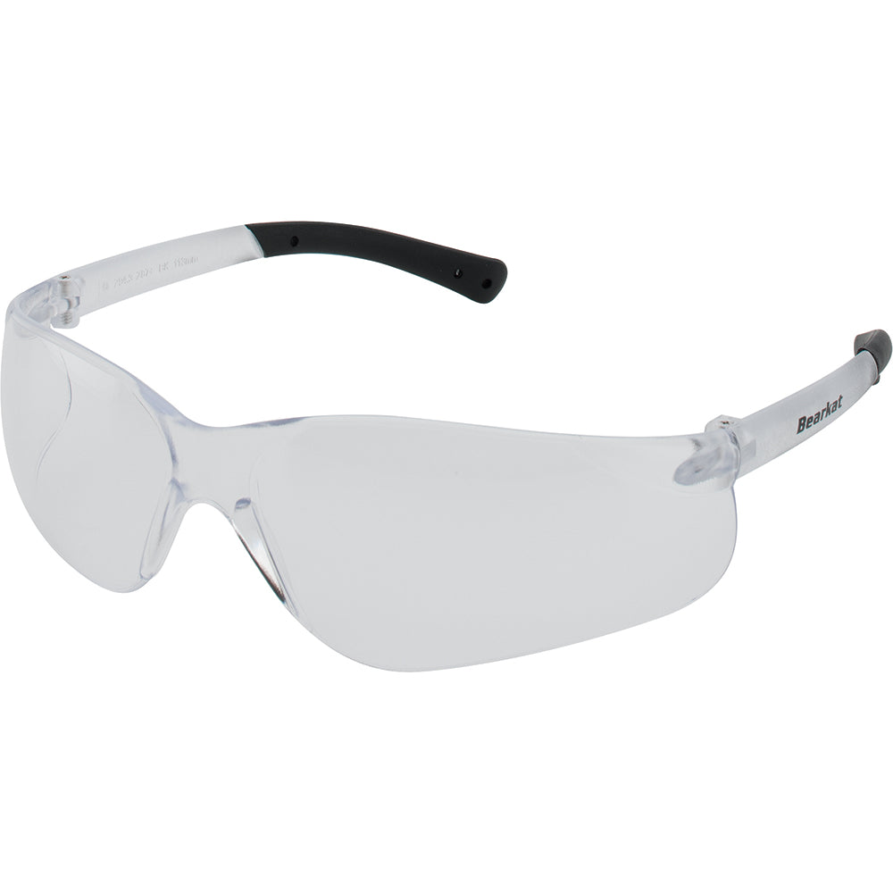 MCR Safety BK110PF Safety Glasses Anti-Fog, Polycarbonate, Clear Lenses, Frameless