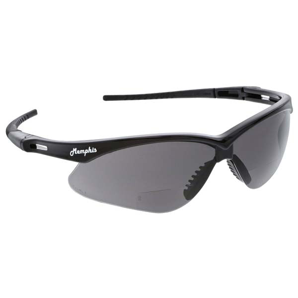 MCR Safety MPH15G Safety Glasses Scratch-Resistant, Polycarbonate, Gray Lenses, Wrap Around