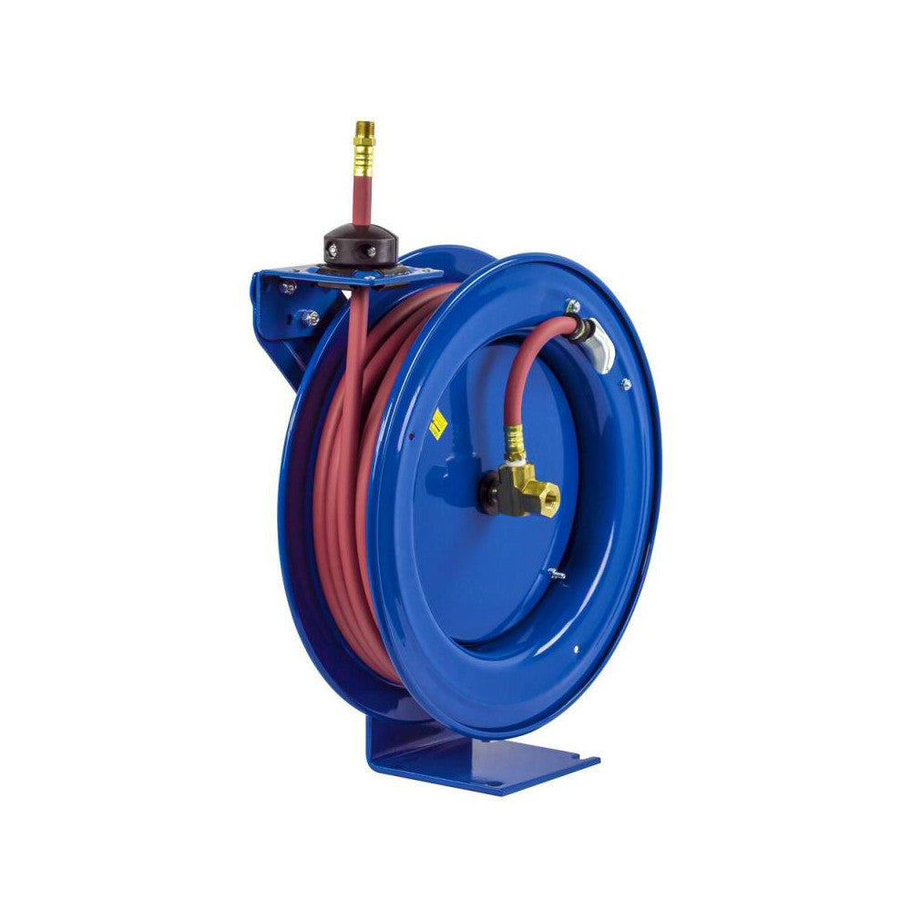CoxReels P-LP-325-HV Hose Reel with Hose 3/8" ID Hose x 25', Spring Retractable