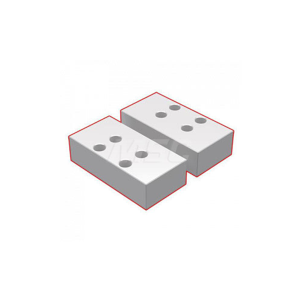 5th Axis VAJ52X Vise Jaw Sets Jaw Width (mm) 125.73 mm Jaw Width (Inch) 125.73 mm Set Type Standard Material Aluminum Vise Compatibility V510X Self-Centering Vises V562X Self-Centering Vises Jaw Height (mm) 62.3 mm Jaw Height (Decimal Inch) 62.3 mm Jaw Th