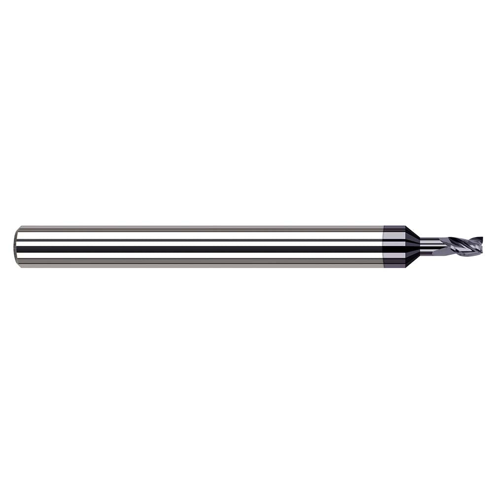 Harvey Tool 47862-C3 Square End Mill 1/16" Dia, 3/32" LOC, 3 Flute, Solid Carbide