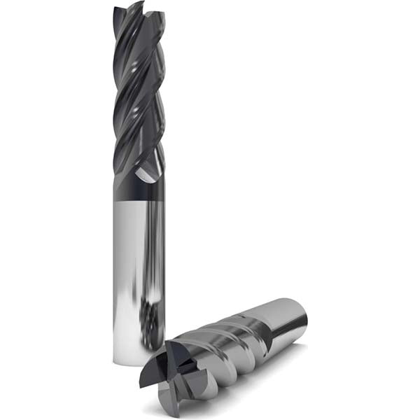GWS 119342 Square End Mill 1/8" Dia, 1/2" LOC, 4 Flute, Solid Carbide