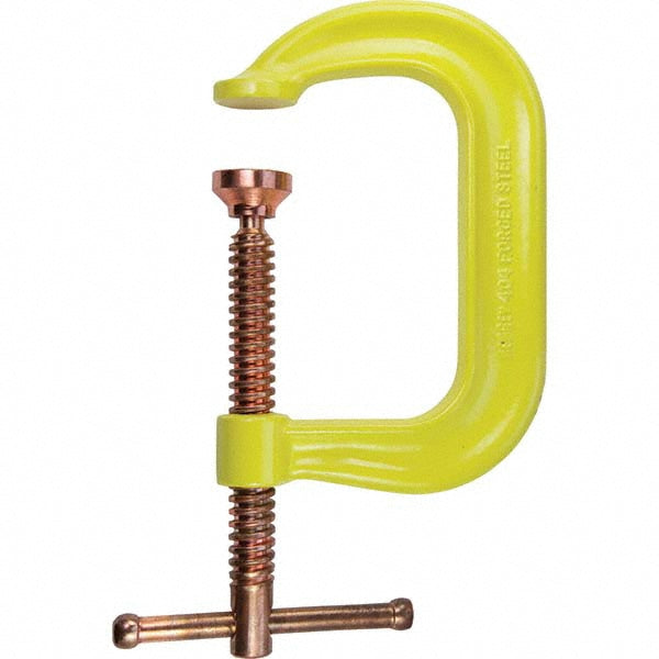 Bessey CDF404CHV C-Clamp 4" Max Opening, 3-1/4" Throat Depth, Forged Steel