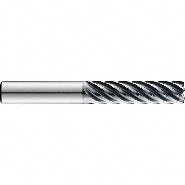 Kyocera SGS Precision Tools 77226 Corner Radius End Mill 5/8" Dia, 1-7/8" LOC, 0.0300" Radius, 7 Flute, Solid Carbide