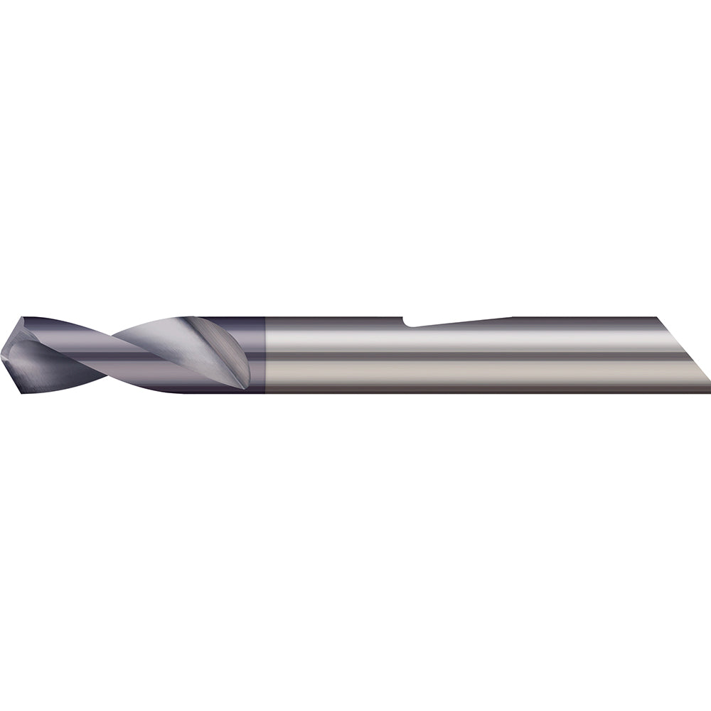 Micro 100 QSPD-187-140X Spotting Drill 3/16" Dia, 140 ° Point, 2" OAL, Solid Carbide