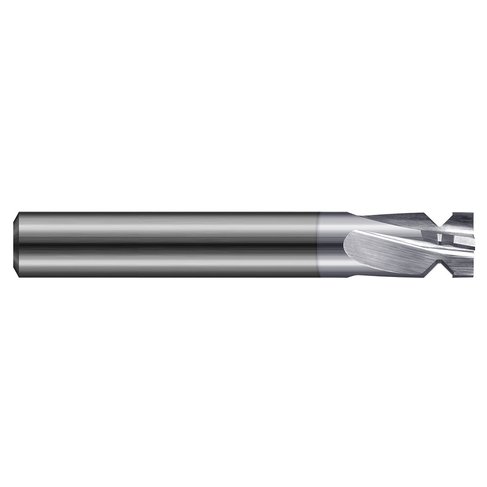 Harvey Tool 830032-C8 90° 0.282" Minor Dia, 1/2" Cut Dia, 0.021" Min Width, 4-Flute Solid Carbide Picatinny Rail Form Cutter