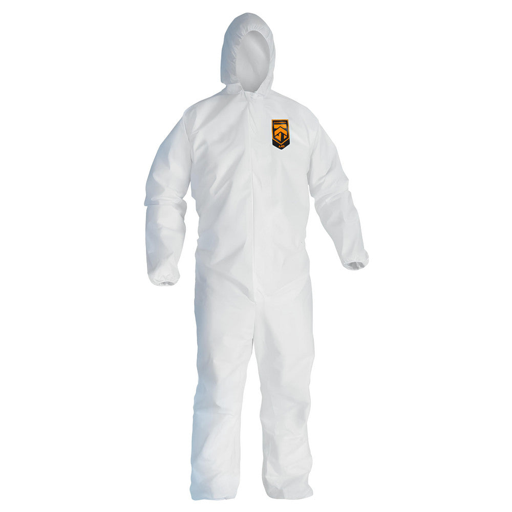 KleenGuard 41506 Disposable Coveralls Size X-Large, Film Laminate, Zipper Closure