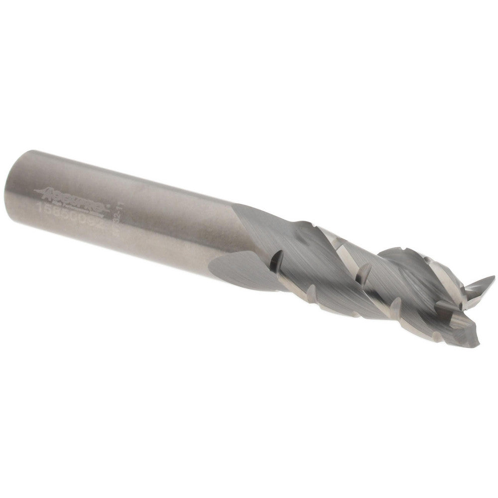 Accupro 118083 Roughing & Finishing End Mill 3/8" Dia, 3 Flutes, Solid Carbide