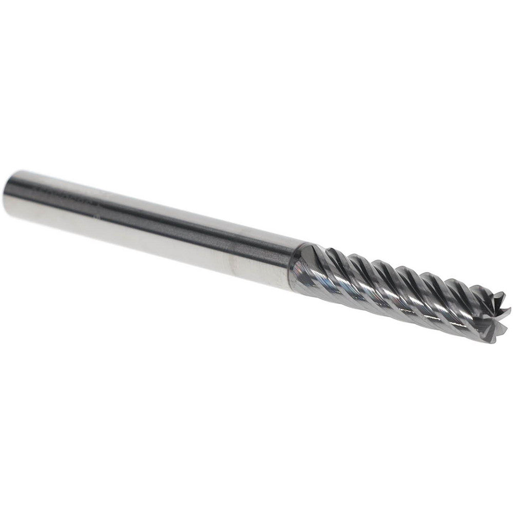 Accupro 95169794 Corner Radius End Mill 1/4" Dia, 1" LOC, 38 deg Helix, Corner Radius End, Series HS