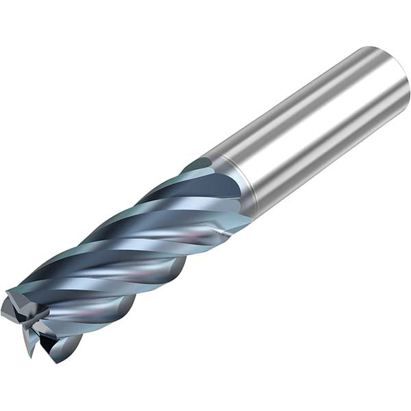 Seco 10008610 Square End Mill 1/2" Dia, 1-1/4" LOC, 5 Flute, Solid Carbide