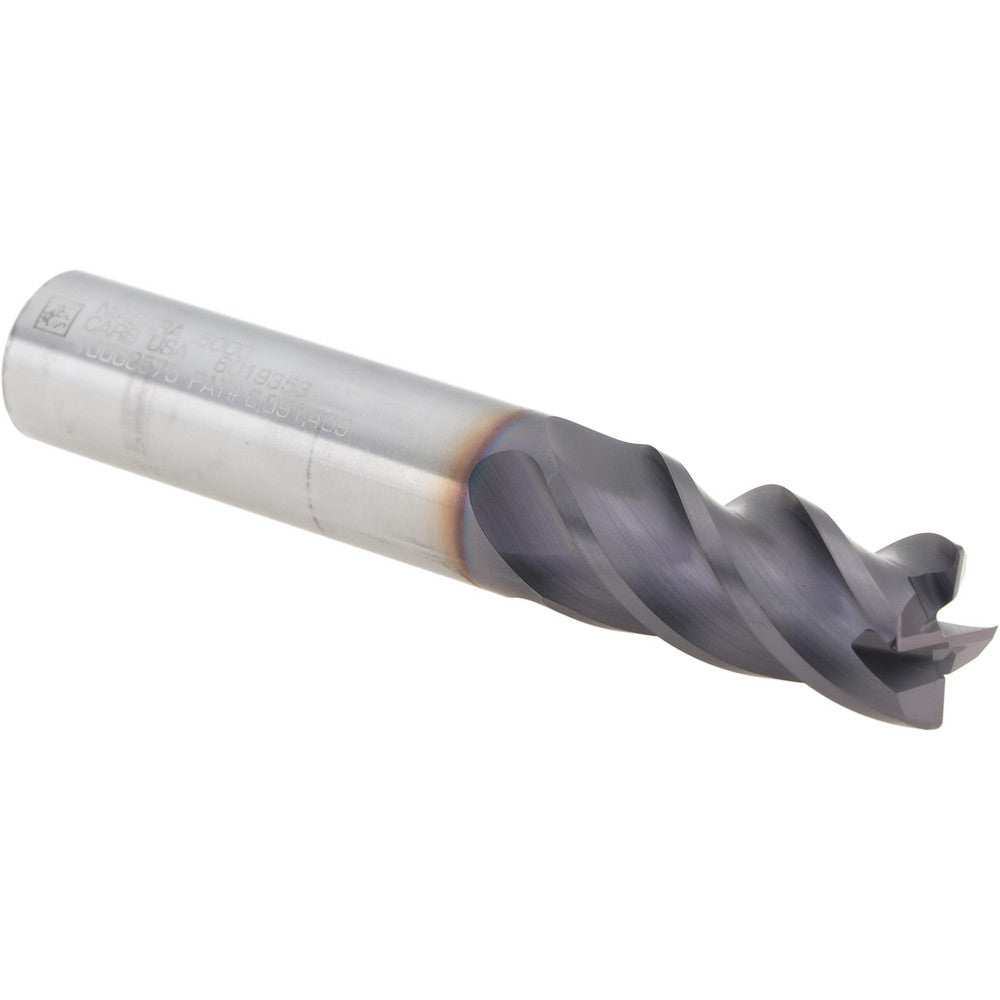Seco 10008575 Corner Radius End Mill 1/2" Dia, 1" LOC, 0.0300" Radius, 4 Flute, Solid Carbide