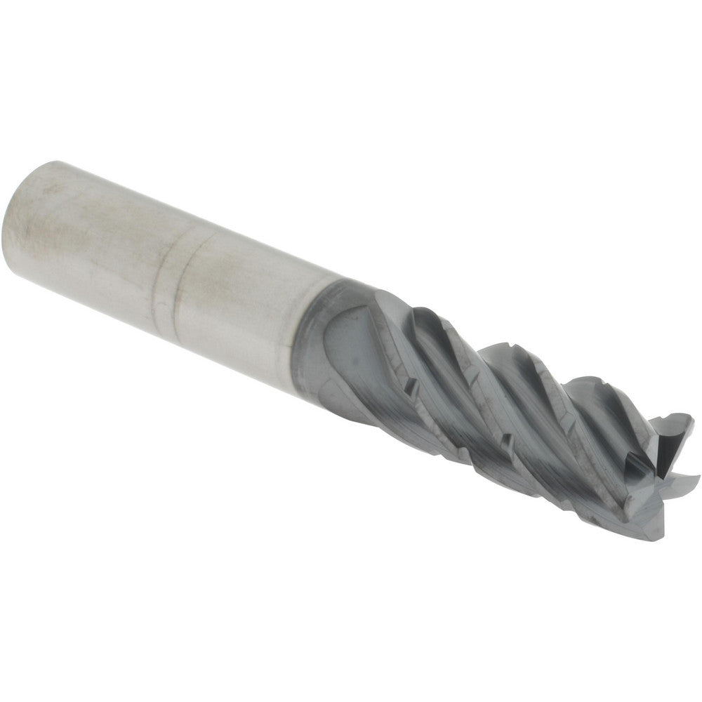 Accupro 95169720 Corner Radius End Mill 1/2" Dia, 1-1/4" LOC, 38 deg Helix, Corner Radius End, Centercutting Series HS
