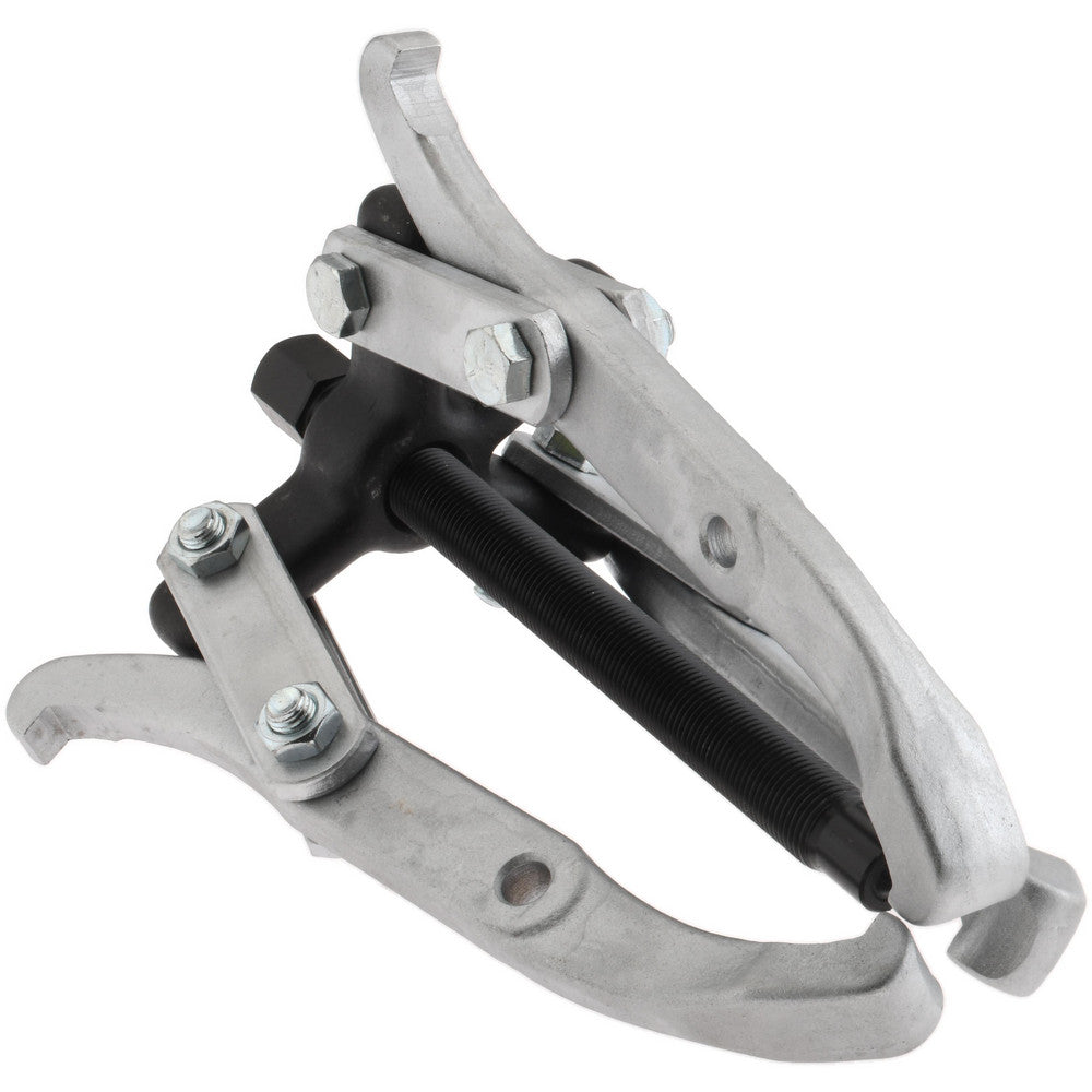 Pro-Source GP-0306 Pullers & Separators Type Standard Puller Gear Puller Applications Gears Application Gears Maximum Spread (Inch) 8 Minimum Spread (Decimal Inch) 2.4 Number Of Jaws 3 Reach (Inch) 3-1/2 Overall Length (Inch) 7-1/2 Center Bolt Dia 0.600