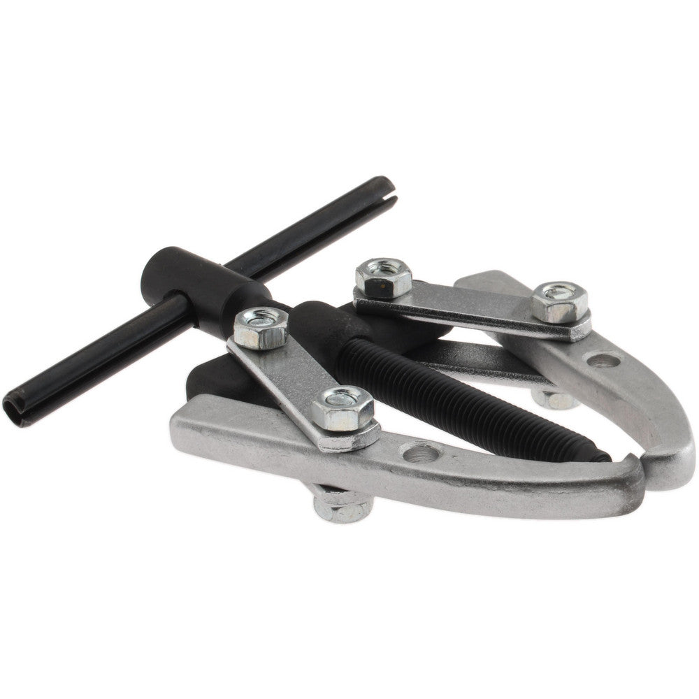 Pro-Source GP-0203 Pullers & Separators Type Standard Puller Gear Puller Applications Gears Application Gears Maximum Spread (Inch) 4 Minimum Spread (Decimal Inch) 1.6 Number Of Jaws 2 Reach (Inch) 2-1/2 Overall Length (Inch) 5-7/64 Center Bolt Dia 0.400