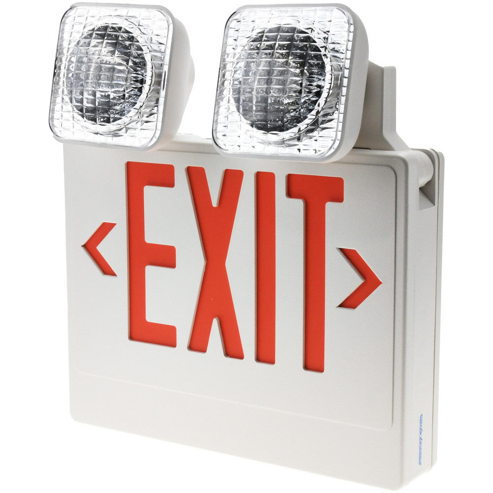 Pro-Source GCB-200SR 1 Face Ceiling & Wall Mount LED Combination Exit Signs