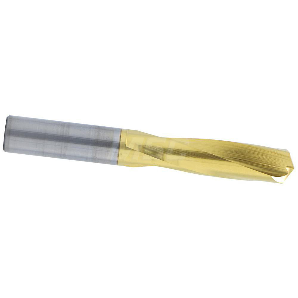 Hertel 16691966 Screw Machine Length Drill Bit 15/32" Dia, 135 ° Point, Solid Carbide