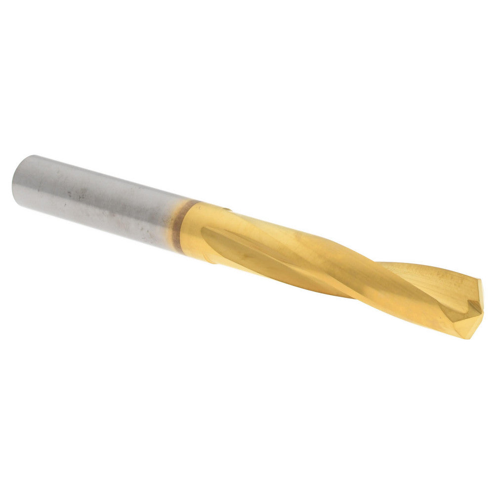 Hertel 16692253 Screw Machine Length Drill Bit 17/64" Dia, 135 ° Point, Solid Carbide