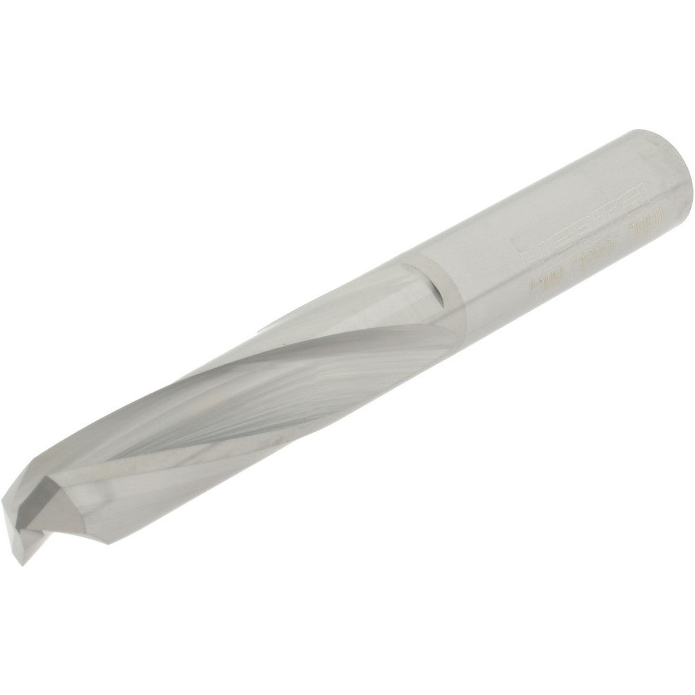 Hertel 16705121 Screw Machine Length Drill Bit 10 mm Dia, 135 ° Point, Solid Carbide