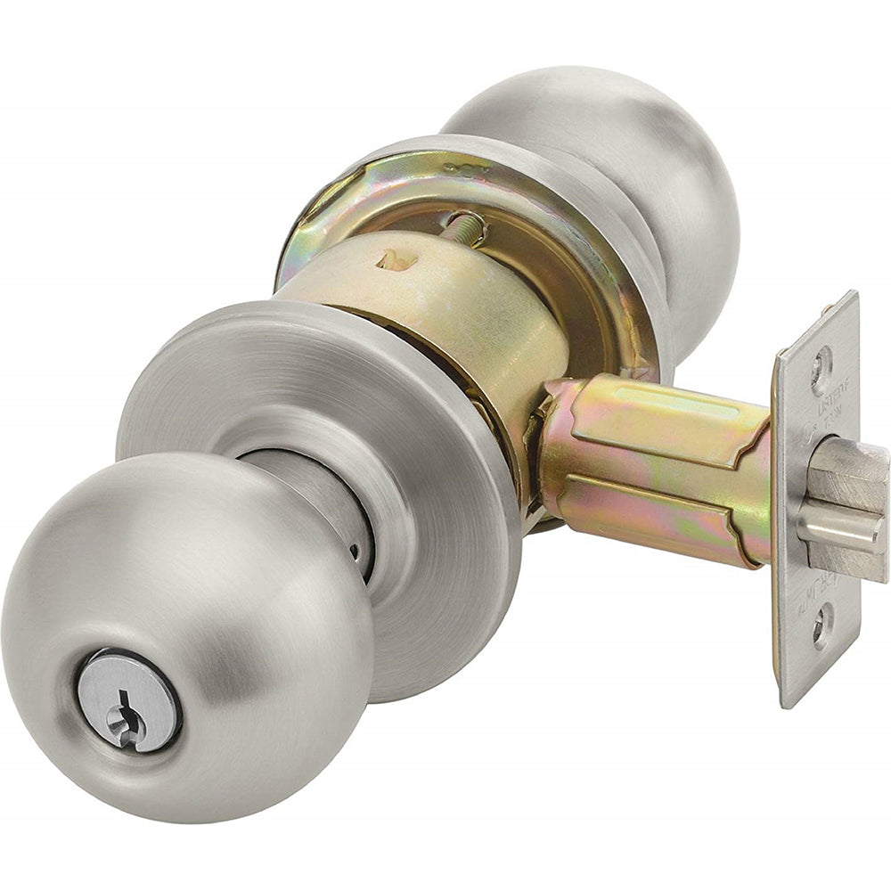 Assa Abloy Accentra 085270 Lockset Use with 1-3/4" Thick Doors, Satin Stainless Steel Finish