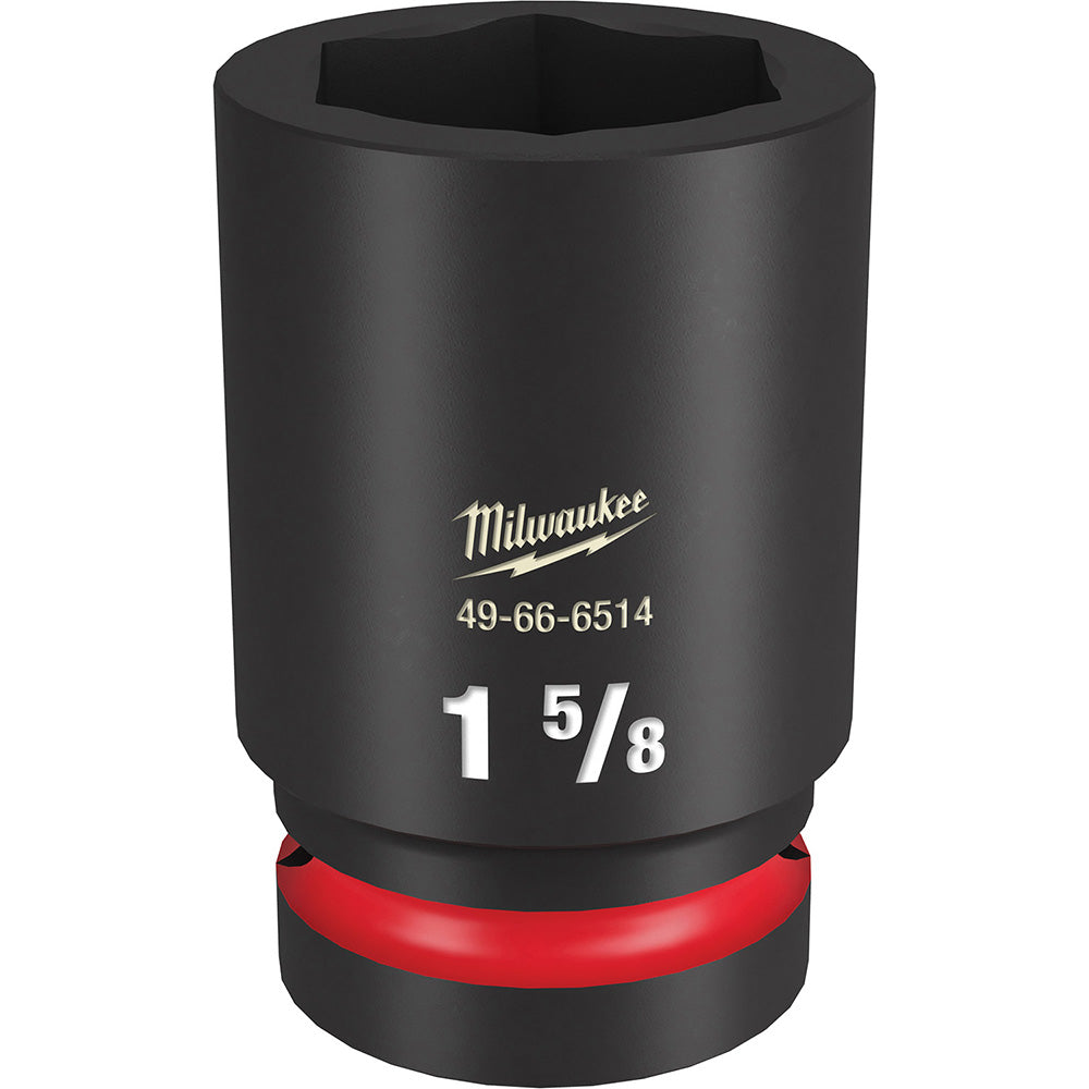 Milwaukee Tool 49-66-6514 Impact Socket 1" Drive, 1-5/8" Socket, Hex Drive