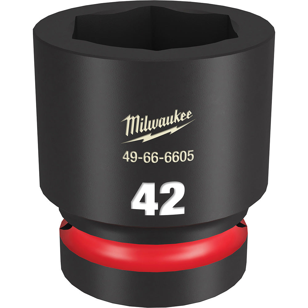 Milwaukee Tool 49-66-6605 Impact Socket 1" Drive, 42mm Socket, Hex Drive