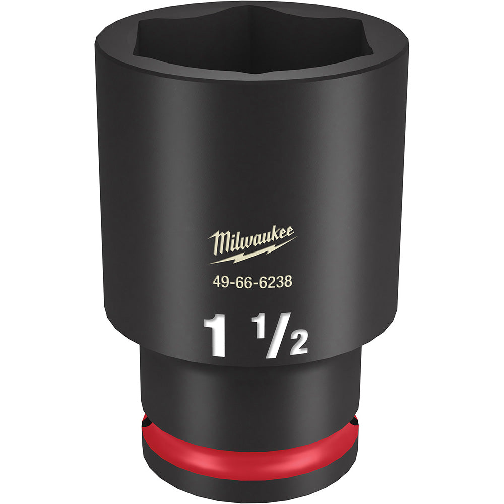 Milwaukee Tool 49-66-6238 Impact Socket 1/2" Drive, 1-1/2" Socket, Hex Drive