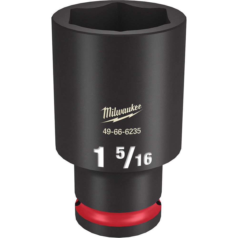 Milwaukee Tool 49-66-6235 Impact Socket 1/2" Drive, 1-5/16" Socket, Hex Drive