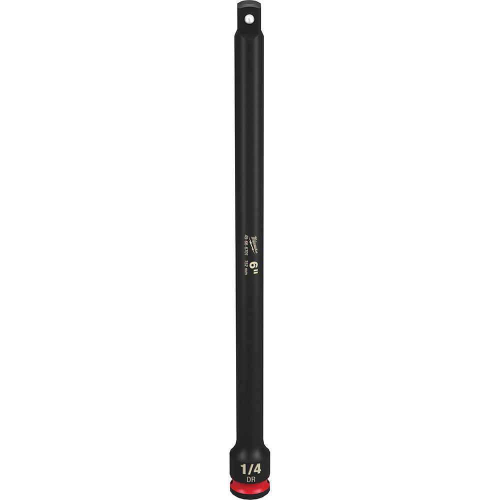 Milwaukee Tool 49-66-6701 Socket Extensions Drive Size (Inch) 1/4 Overall Length (Inch) 6 Overall Length (Decimal Inch) 6.0000