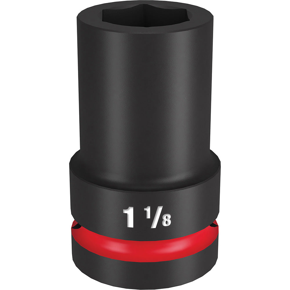 Milwaukee Tool 49-66-6506 Impact Socket 1" Drive, 1-1/8" Socket, Hex Drive