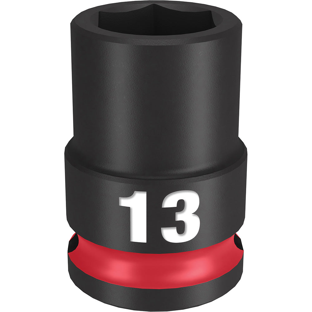 Milwaukee Tool 49-66-6137 Impact Socket 3/8" Drive, 13mm Socket, Hex Drive