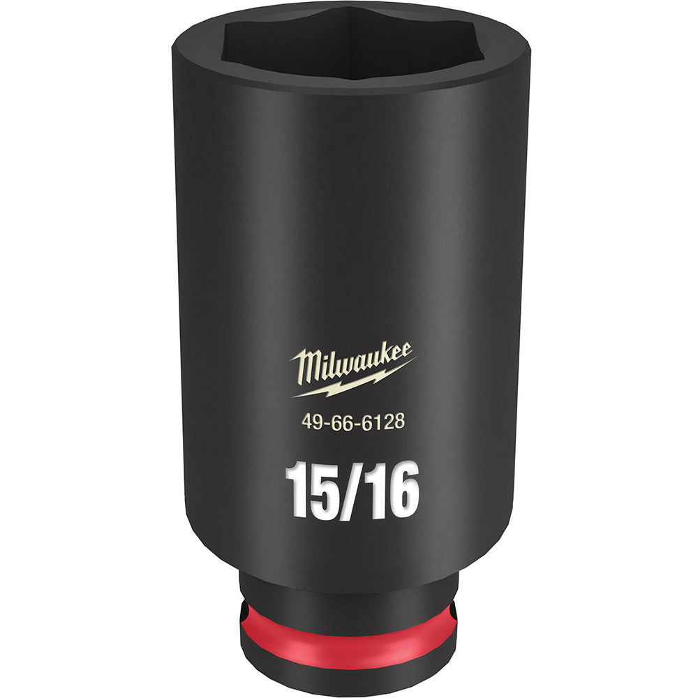 Milwaukee Tool 49-66-6128 Impact Socket 3/8" Drive, 15/16" Socket, Hex Drive