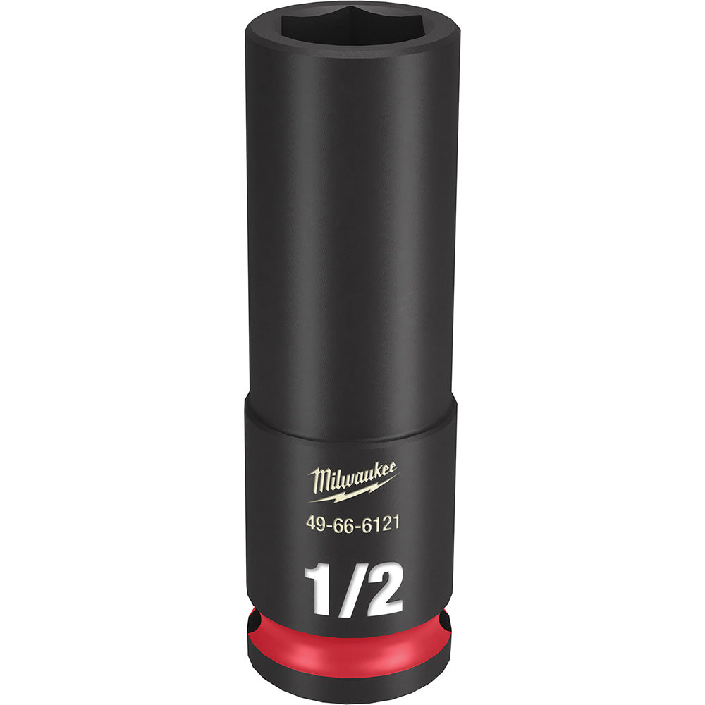 Milwaukee Tool 49-66-6121 Impact Socket 3/8" Drive, 1/2" Socket, Hex Drive