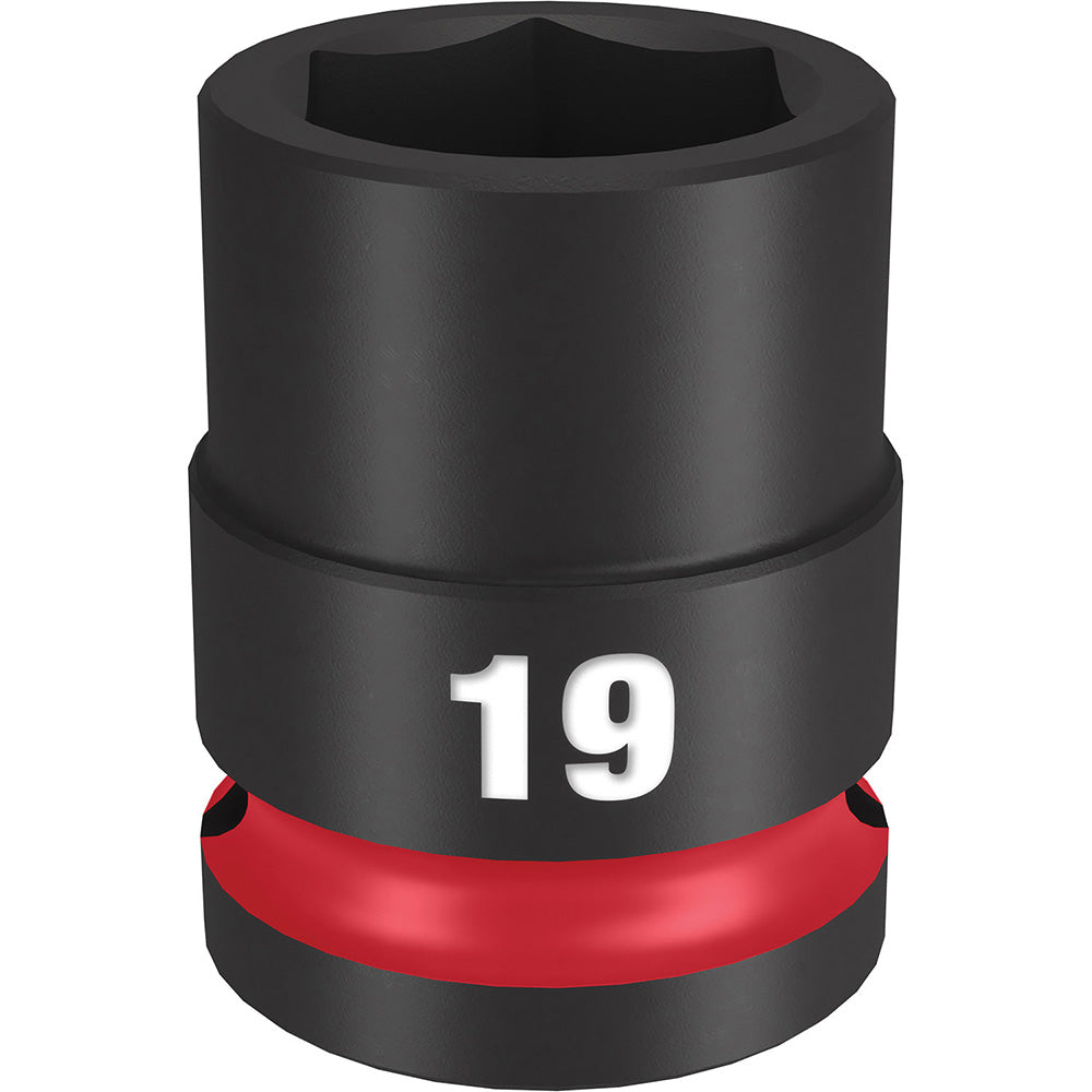 Milwaukee Tool 49-66-6251 Impact Socket 1/2" Drive, 19mm Socket, Hex Drive
