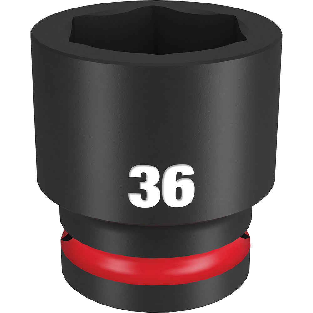 Milwaukee Tool 49-66-6374 Impact Socket 3/4" Drive, 36mm Socket, Hex Drive