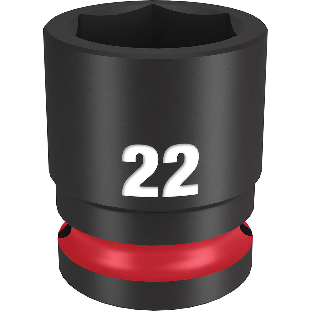 Milwaukee Tool 49-66-6254 Impact Socket 1/2" Drive, 22mm Socket, Hex Drive