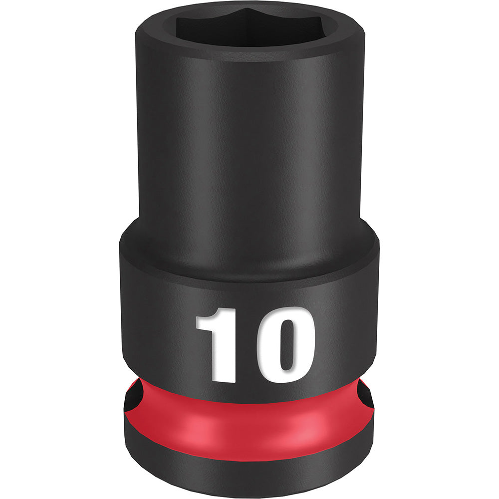 Milwaukee Tool 49-66-6134 Impact Socket 3/8" Drive, 10mm Socket, Hex Drive