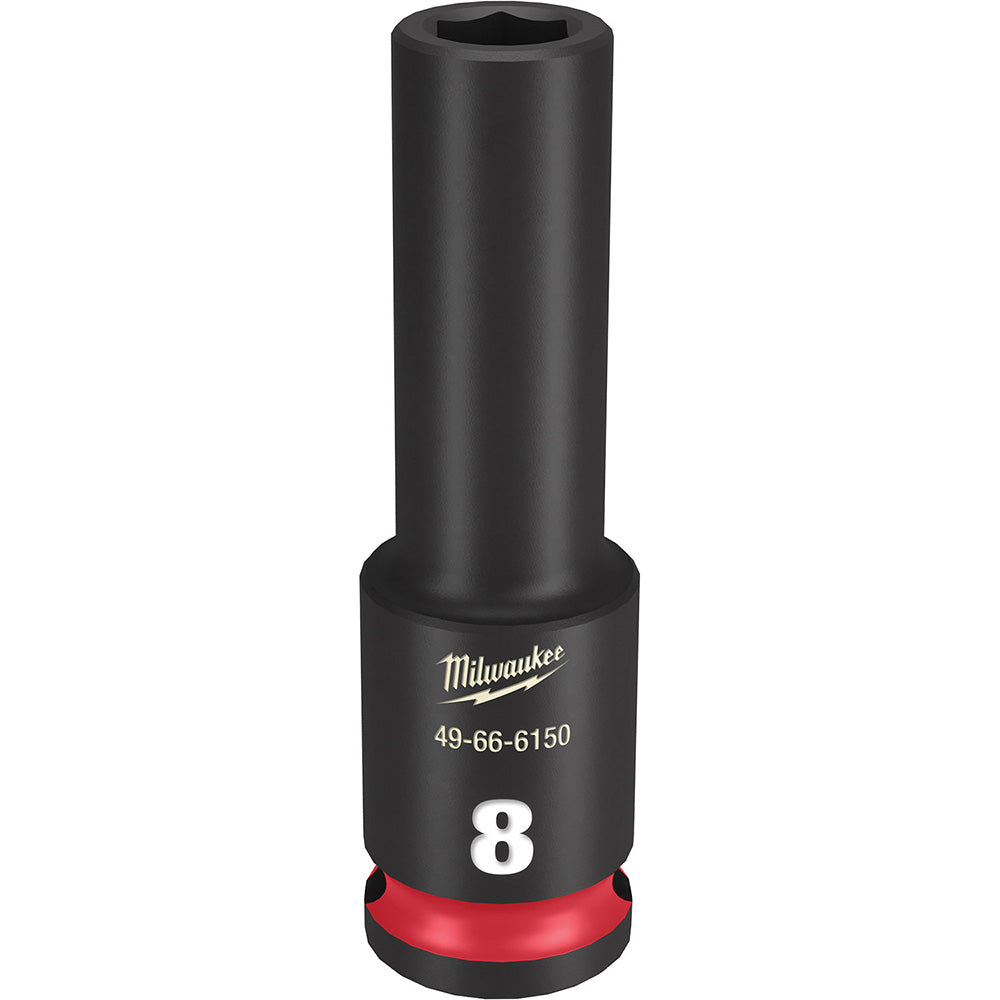 Milwaukee Tool 49-66-6150 Impact Socket 3/8" Drive, 8mm Socket, Hex Drive
